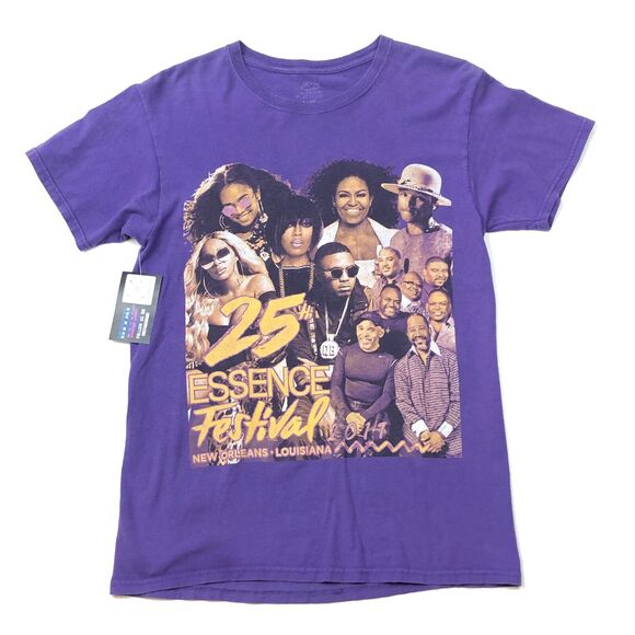 2011 25th Essence Festival Concert Festival Tee T Shirt Purple Small S R&B B6 - Picture 1 of 6